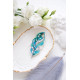 Christmas Ornament Bead Embroidery Kit "Light feather"