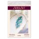 Christmas Ornament Bead Embroidery Kit "Light feather"