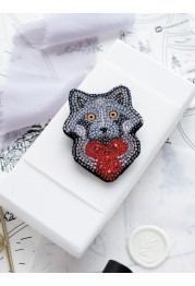 Christmas Ornament Bead Embroidery Kit "Little raccoon"