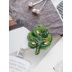 Christmas Ornament Bead Embroidery Kit "Monster leaf"