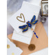Christmas Ornament Bead Embroidery Kit "Dragonfly"