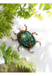 Christmas Ornament Bead Embroidery Kit "Mau-sit-sit"