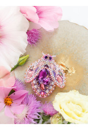 Christmas Ornament Bead Embroidery Kit "Ametrine wings"