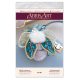 Christmas Ornament Bead Embroidery Kit "Plush fairy tale"