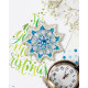 Christmas Ornament Bead Embroidery Kit "Snowflake little"