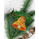 Christmas Ornament Bead Embroidery Kit "Bell"
