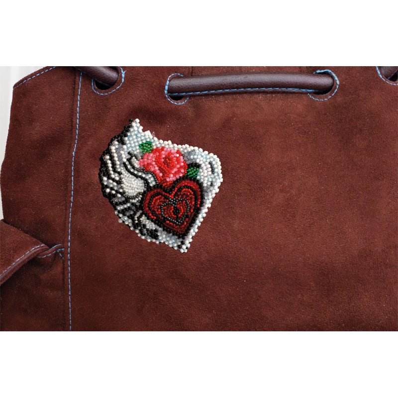 Christmas Ornament Bead Embroidery Kit "Secrets of the heart"