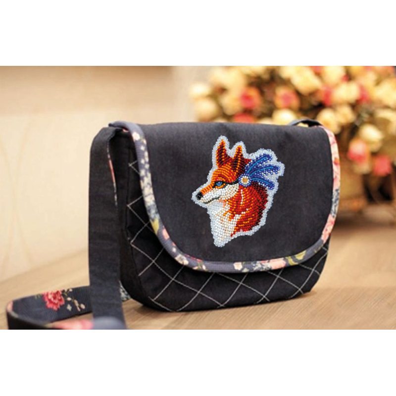 Christmas Ornament Bead Embroidery Kit "Fox"
