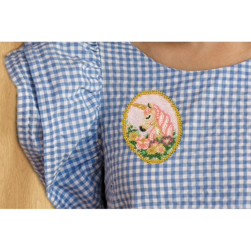 Christmas Ornament Bead Embroidery Kit "Wonderful Beast"