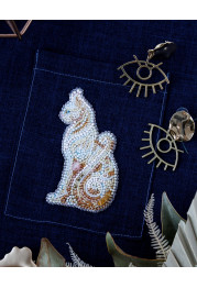 Christmas Ornament Bead Embroidery Kit "Bast-A"