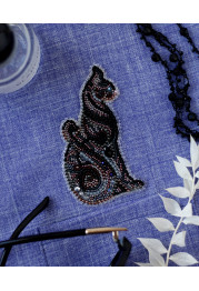 Christmas Ornament Bead Embroidery Kit "Bast in the night-A"