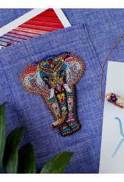 Christmas Ornament Bead Embroidery Kit "Miracle of India-A"