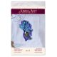 Christmas Ornament Bead Embroidery Kit "Blue gold-A"