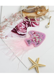 Christmas Ornament Bead Embroidery Kit "Small fish"