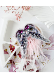Christmas Ornament Bead Embroidery Kit "Wing"