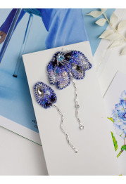 Christmas Ornament Bead Embroidery Kit "The whisper of the muse"