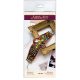Bead Embroidery Kit on Art Canvas "Bracelet “Golden ornament”"