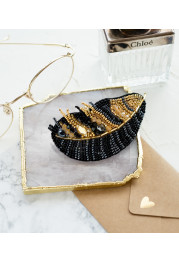 Christmas Ornament Bead Embroidery Kit "Beautiful feather"