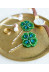 Christmas Ornament Bead Embroidery Kit "Clover for good luck"