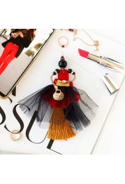 Christmas Ornament Bead Embroidery Kit "Pendant doll – Luxurious ruby"