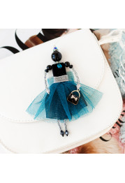 Christmas Ornament Bead Embroidery Kit "Pendant doll – Airy topaz"