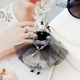 Christmas Ornament Bead Embroidery Kit "Pendant doll – Exquisite amethyst"