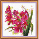 Cross Stitch Kit "Purple orchids"