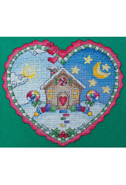 Cross Stitch Kit "Christmas gingerbread"