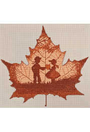 Cross Stitch Kit "Leaflet"