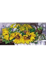 Cross Stitch Kit "Sunflowers"