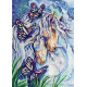 Cross Stitch Kit "Unicorns"