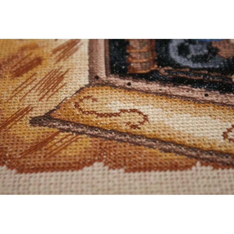Cross Stitch Kit "Coffee beans"
