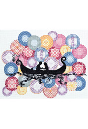 Cross Stitch Kit "Boat"