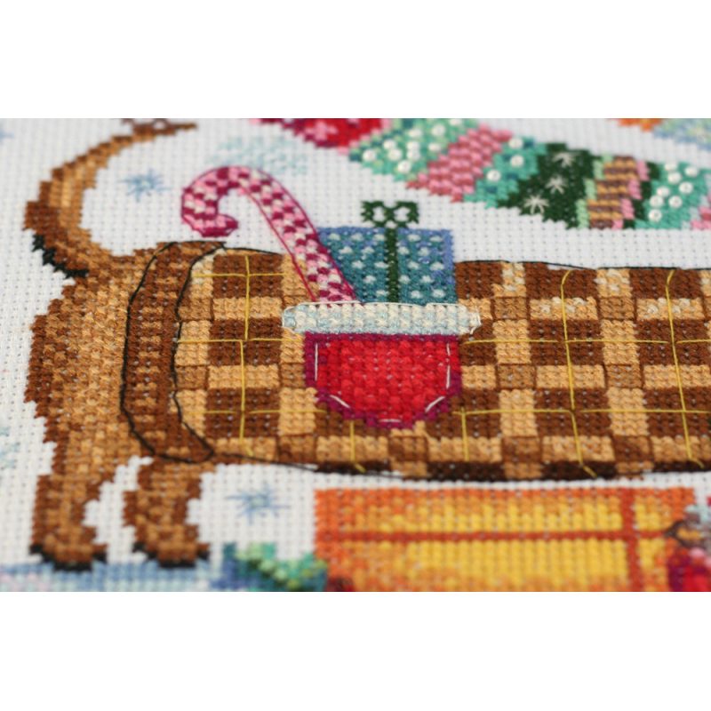 Cross Stitch Kit "I am feeling a holiday"