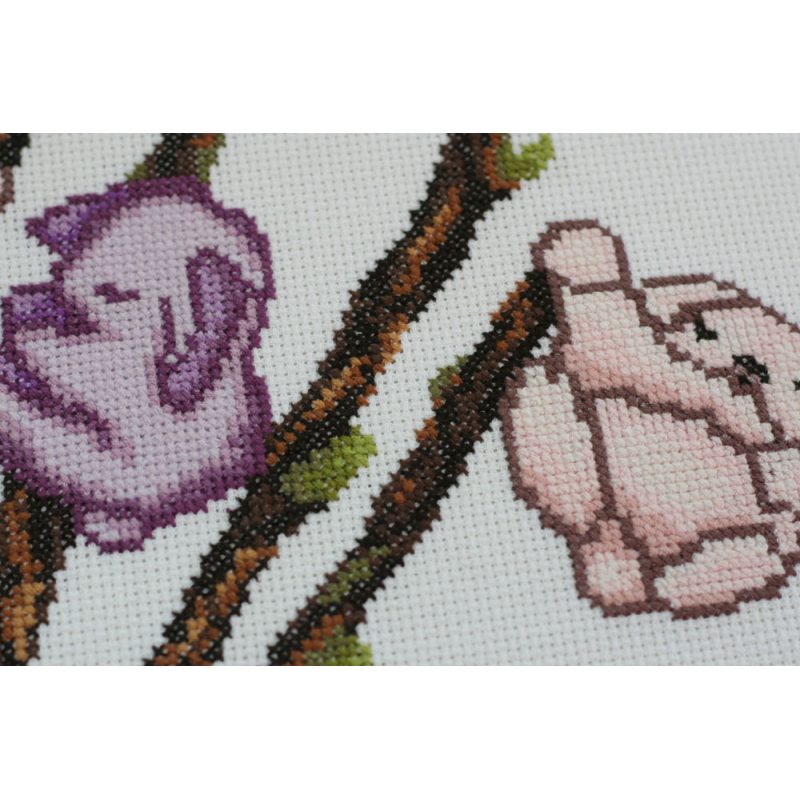 Cross Stitch Kit "March rabbits"