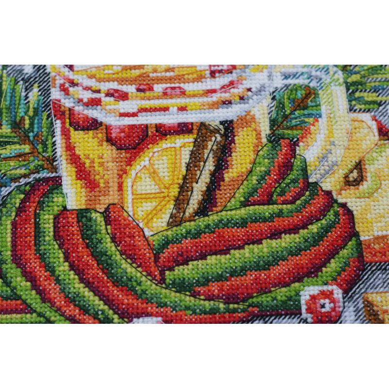 Cross Stitch Kit "Winter tea"