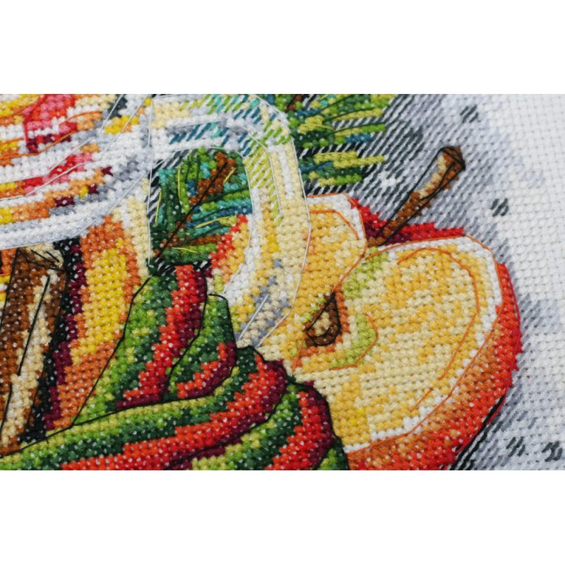 Cross Stitch Kit "Winter tea"