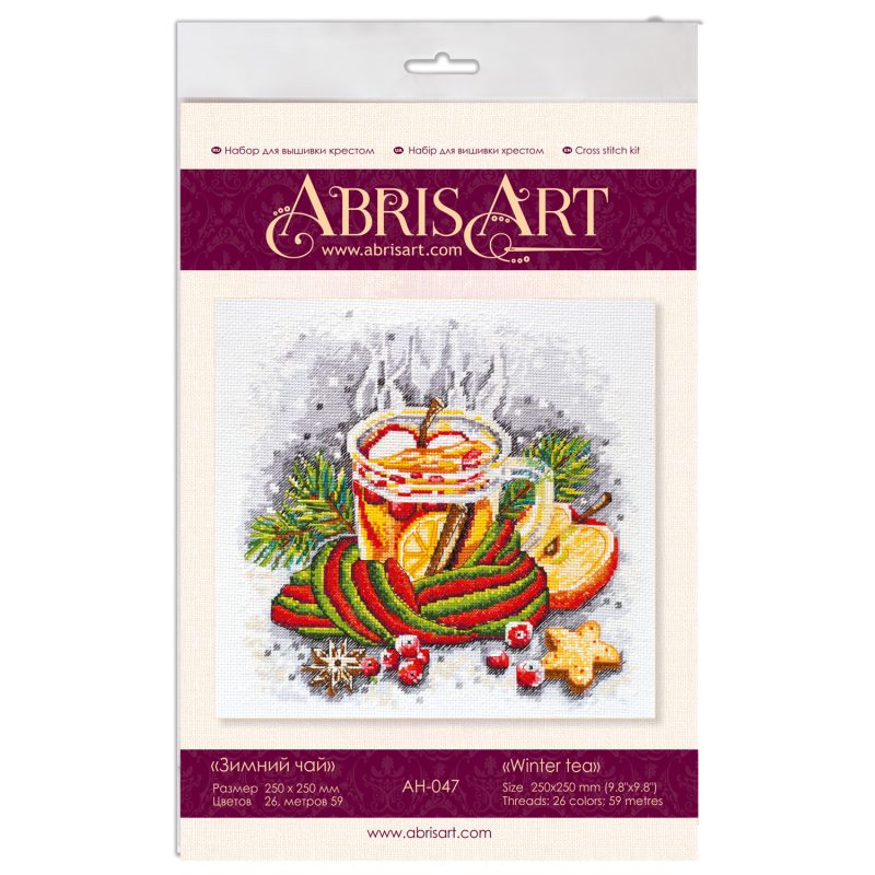 Cross Stitch Kit "Winter tea"