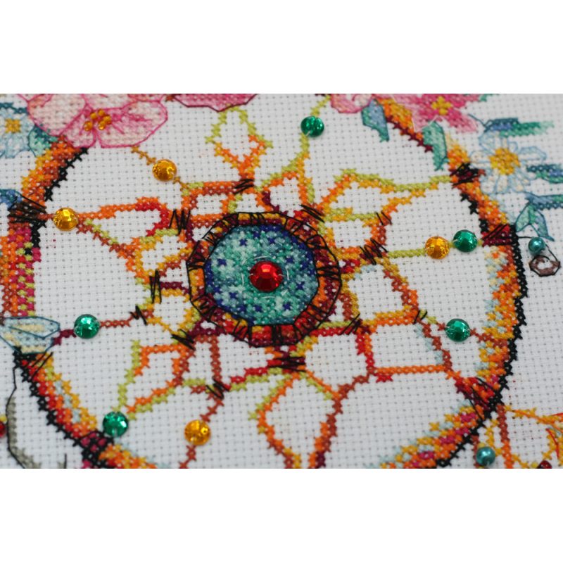 Cross Stitch Kit "Catch the spring!"