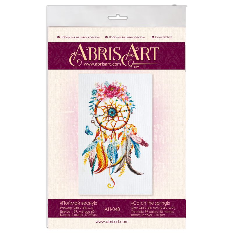 Cross Stitch Kit "Catch the spring!"