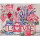 Cross Stitch Kit "With tender and love"