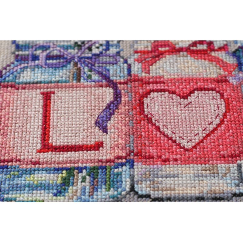 Cross Stitch Kit "With tender and love"