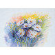 Cross Stitch Kit "Watercolour camomiles"