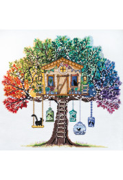 Cross Stitch Kit "Cat house"