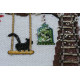 Cross Stitch Kit "Cat house"