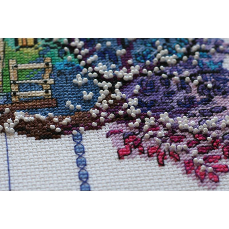 Cross Stitch Kit "Cat house"