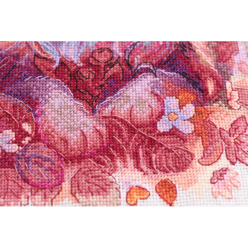 Cross Stitch Kit "Soft Paws"