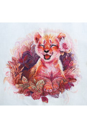 Cross Stitch Kit "Little lioness"