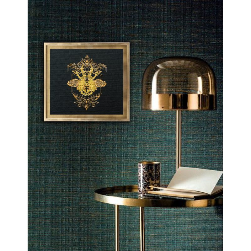 Cross Stitch Kit "Golden Beetle"