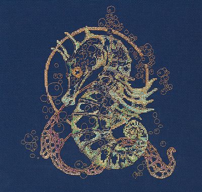 Cross Stitch Kit "Sea Horse"